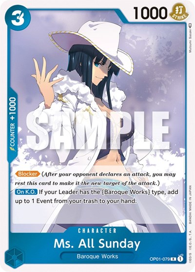Ms. All Sunday #OP01-079 Romance Dawn