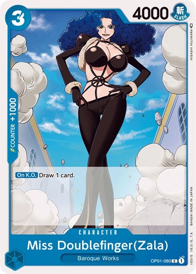 Miss Doublefinger(Zala) #OP01-080 Romance Dawn