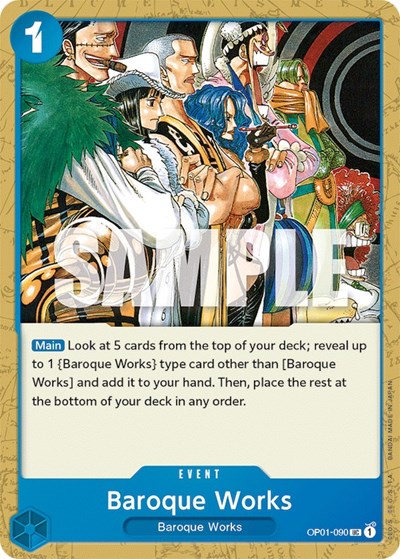 Baroque Works #OP01-090 Romance Dawn