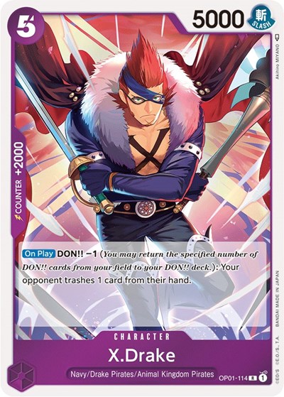 X.Drake #OP01-114 Romance Dawn