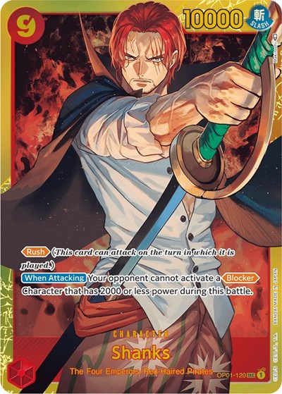 Shanks #OP01-120 Romance Dawn