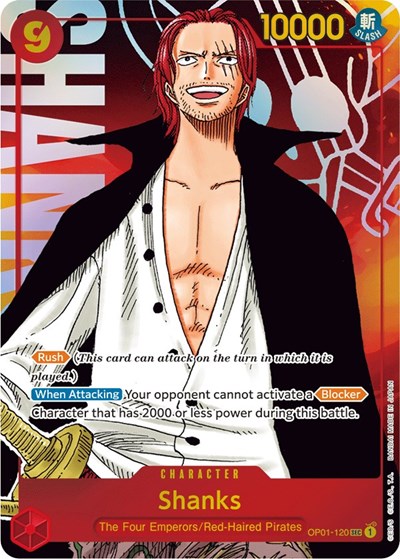 Shanks (Parallel) #OP01-120 Romance Dawn