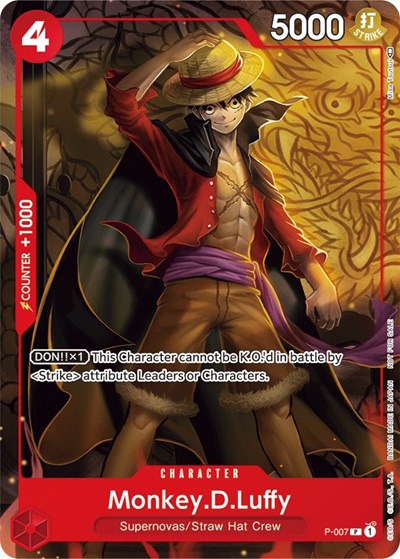 Monkey.D.Luffy - P-007 (Tournament Pack Vol. 1) #P-007 One Piece Promotion Cards