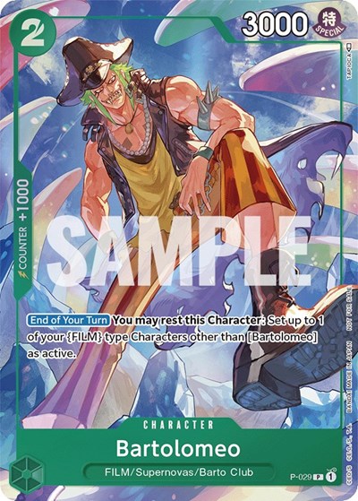 Bartolomeo (Event Pack Vol. 1) #P-029 One Piece Promotion Cards