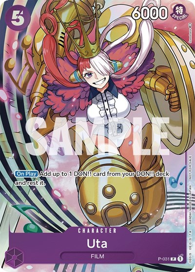 Uta (Event Pack Vol. 1) #P-031 One Piece Promotion Cards