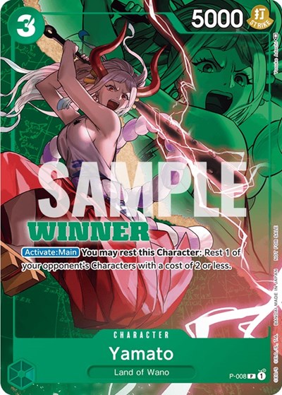 Yamato - P-008 (Winner Pack Vol. 1) #P-008 One Piece Promotion Cards