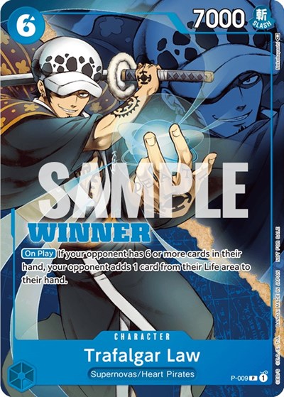 Trafalgar Law - P-009 (Winner Pack Vol. 1) #P-009 One Piece Promotion Cards
