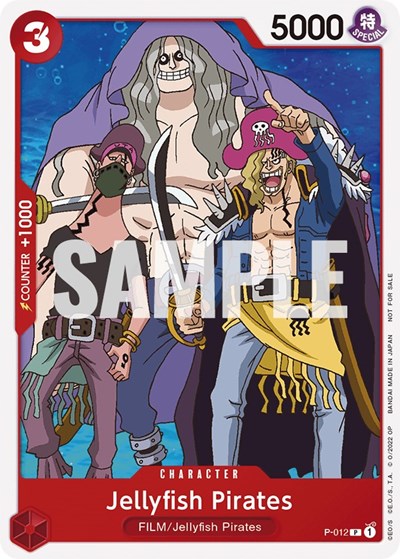 Jellyfish Pirates (One Piece Film Red) #P-012 One Piece Promotion Cards