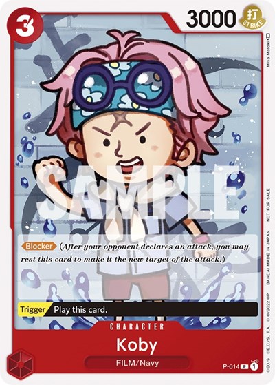 Koby (One Piece Film Red) #P-014 One Piece Promotion Cards
