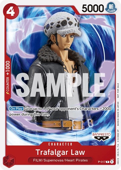 Trafalgar Law (One Piece Film Red) #P-017 One Piece Promotion Cards