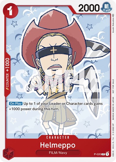 Helmeppo (One Piece Film Red) #P-020 One Piece Promotion Cards