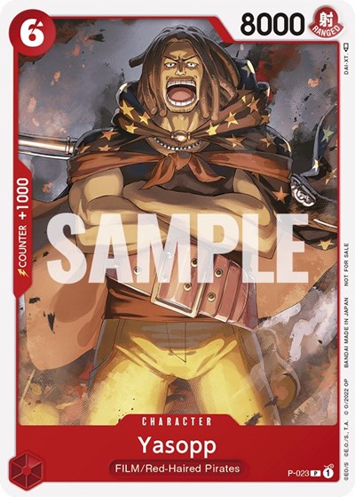 Yasopp (One Piece Film Red) #P-023 One Piece Promotion Cards