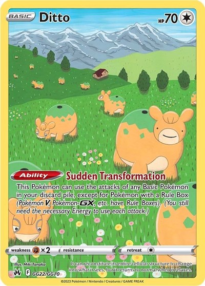 Ditto #GG22 Crown Zenith: Galarian Gallery