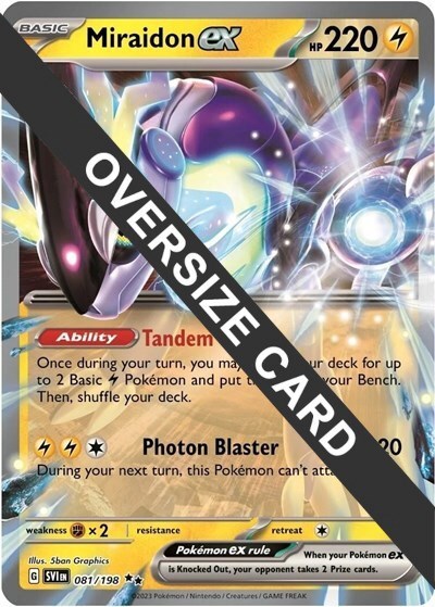 Miraidon ex Jumbo Cards