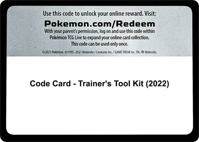 Code Card - Trainer's Tool Kit #promo Miscellaneous Cards & Products