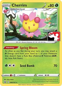 Cherrim #8 Prize Pack Series Cards