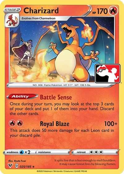 Charizard #25 Prize Pack Series Cards