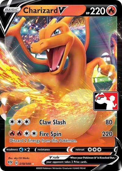 Charizard V #19 Prize Pack Series Cards