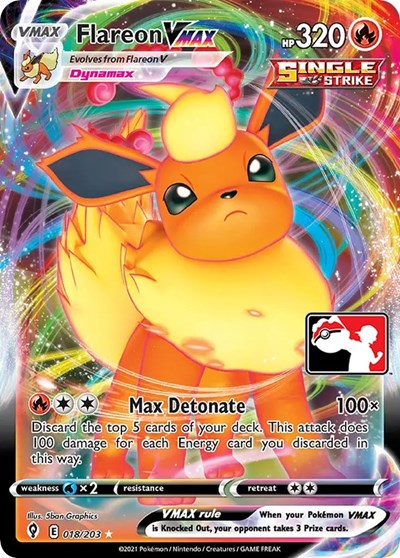 Flareon VMAX #18 Prize Pack Series Cards