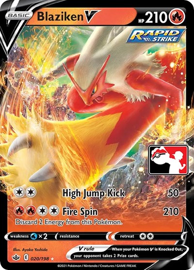 Blaziken V #20 Prize Pack Series Cards