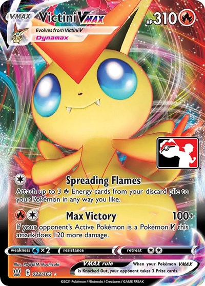 Victini VMAX #22 Prize Pack Series Cards
