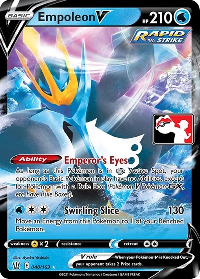 Empoleon V #40 Prize Pack Series Cards