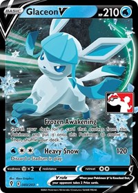 Glaceon V #40 Prize Pack Series Cards