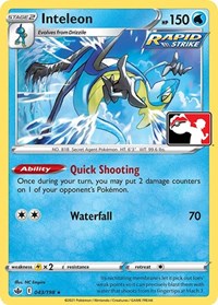 Inteleon #43 Prize Pack Series Cards