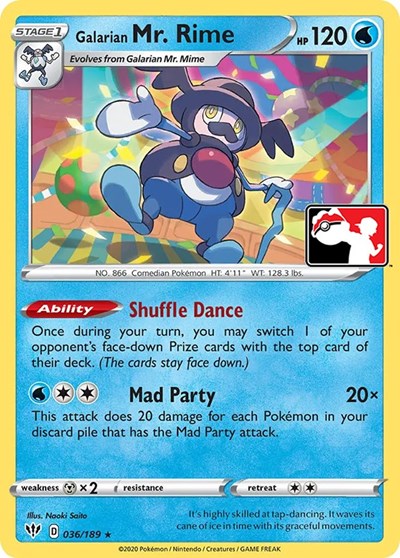 Galarian Mr. Rime #36 Prize Pack Series Cards