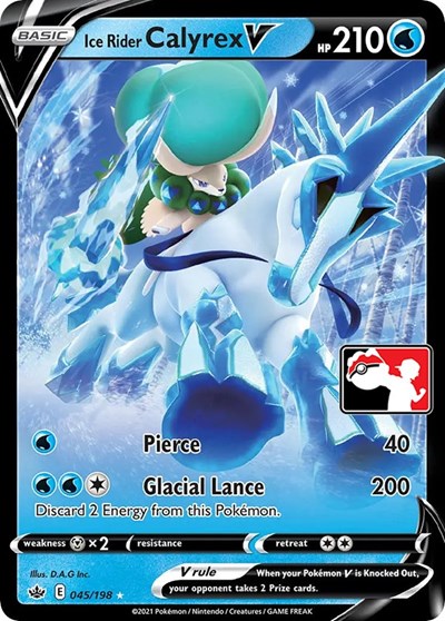 Ice Rider Calyrex V #45 Prize Pack Series Cards