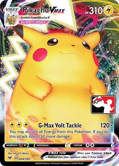 Pikachu VMAX #44 Prize Pack Series Cards