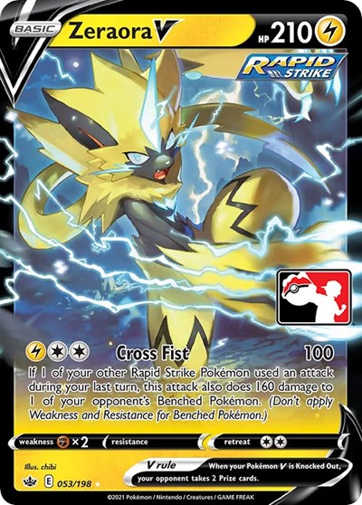 Zeraora V #53 Prize Pack Series Cards