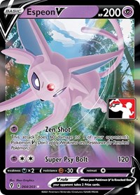 Espeon V #64 Prize Pack Series Cards