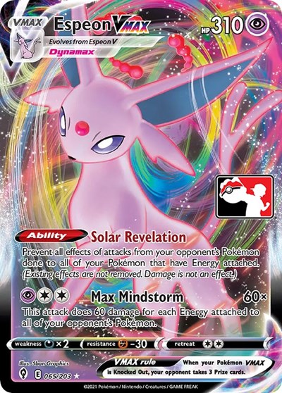 Espeon VMAX #65 Prize Pack Series Cards