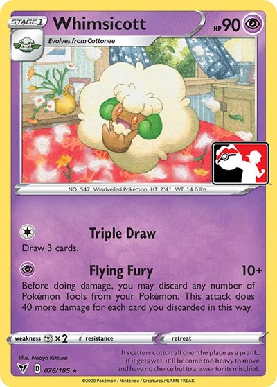 Whimsicott #76 Prize Pack Series Cards