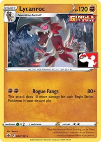 Lycanroc #87 Prize Pack Series Cards