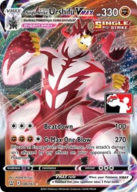 Single Strike Urshifu VMAX #86 Prize Pack Series Cards