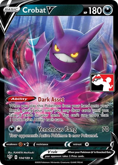 Crobat V #104 Prize Pack Series Cards