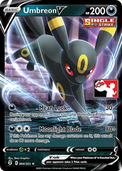 Umbreon V #94 Prize Pack Series Cards
