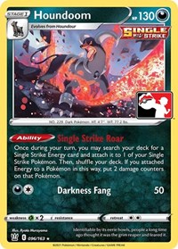 Houndoom #96 Prize Pack Series Cards
