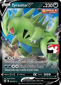 Tyranitar V #97 Prize Pack Series Cards