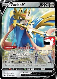 Zacian V #138 Prize Pack Series Cards