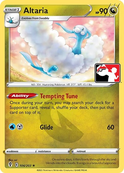 Altaria #106 Prize Pack Series Cards