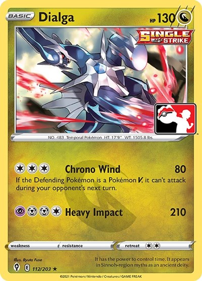 Dialga #112 Prize Pack Series Cards