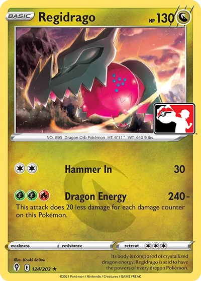 Regidrago #124 Prize Pack Series Cards