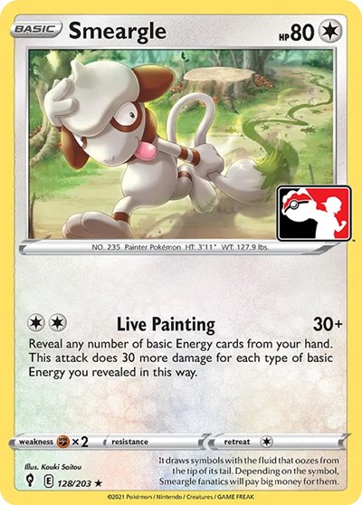 Smeargle #128 Prize Pack Series Cards