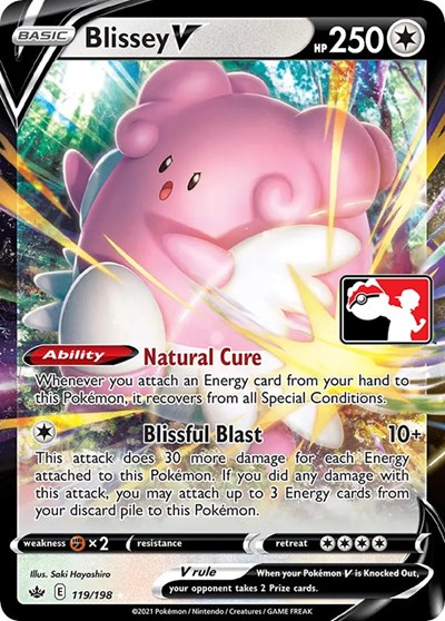 Blissey V #119 Prize Pack Series Cards