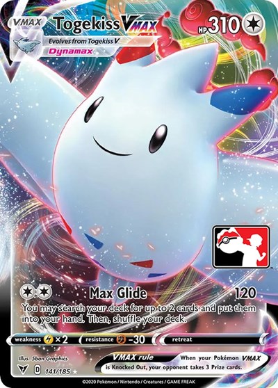 Togekiss VMAX #141 Prize Pack Series Cards