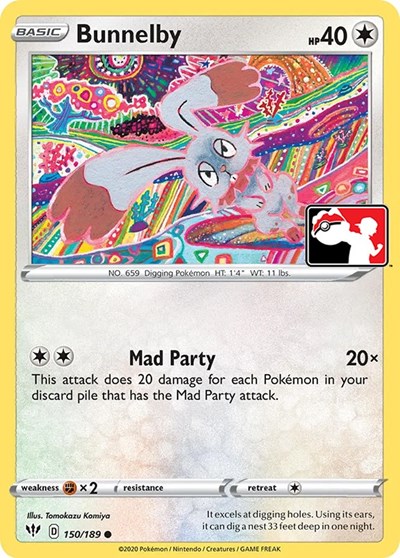 Bunnelby #150 Prize Pack Series Cards