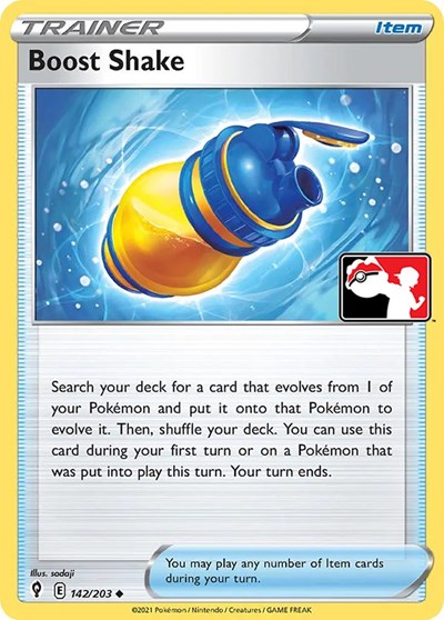 Boost Shake #142 Prize Pack Series Cards